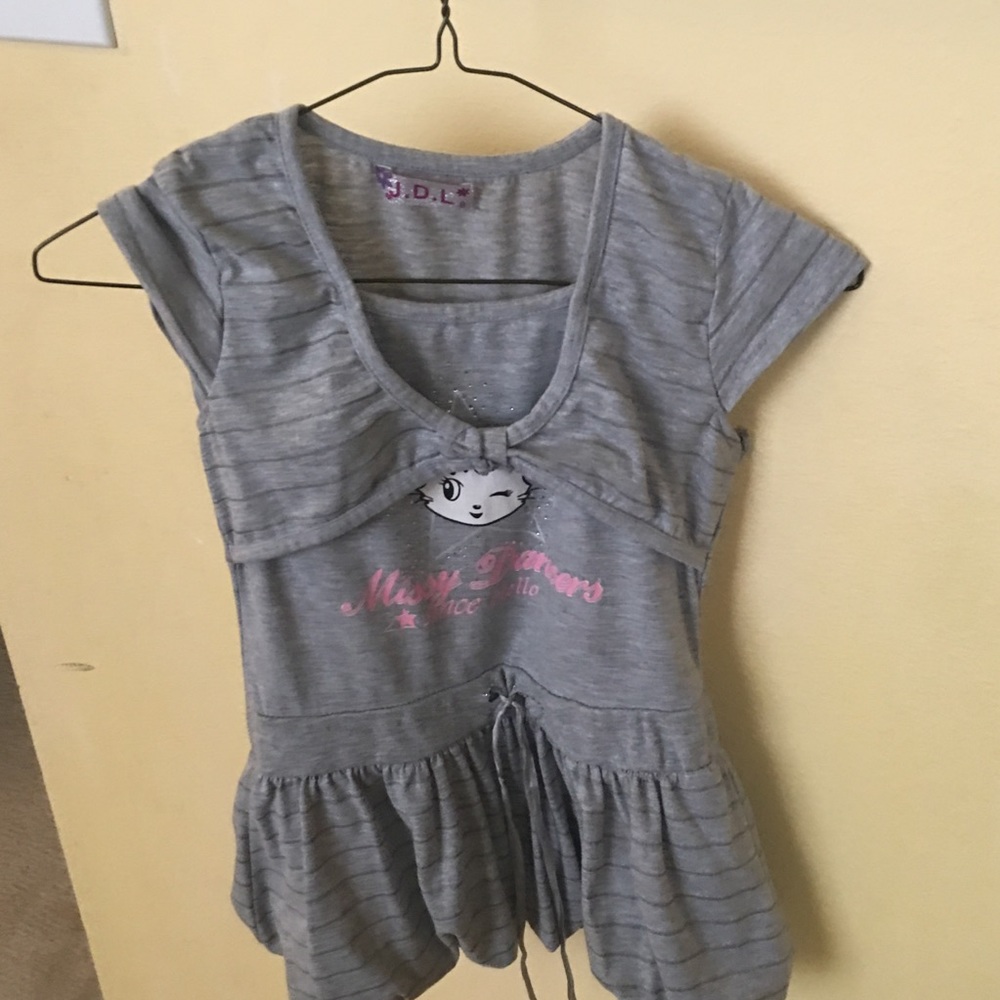 Girls gray dress